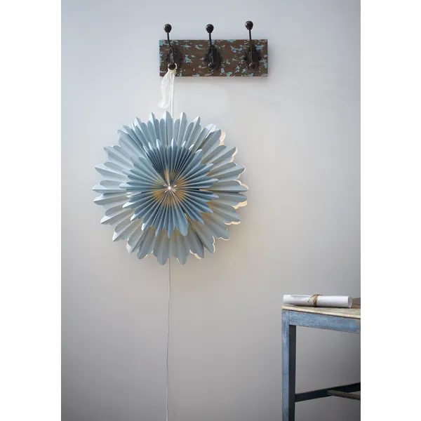 Gwiazda wisząca niebieska CRYSTAL 50cm — zdjęcie 5