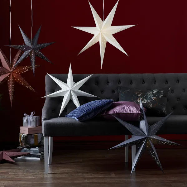 Gwiazda wisząca niebieska POINT 80cm — zdjęcie 3