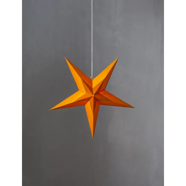 Gwiazda wisząca pomarańczowa DIVA 60cm — zdjęcie 4