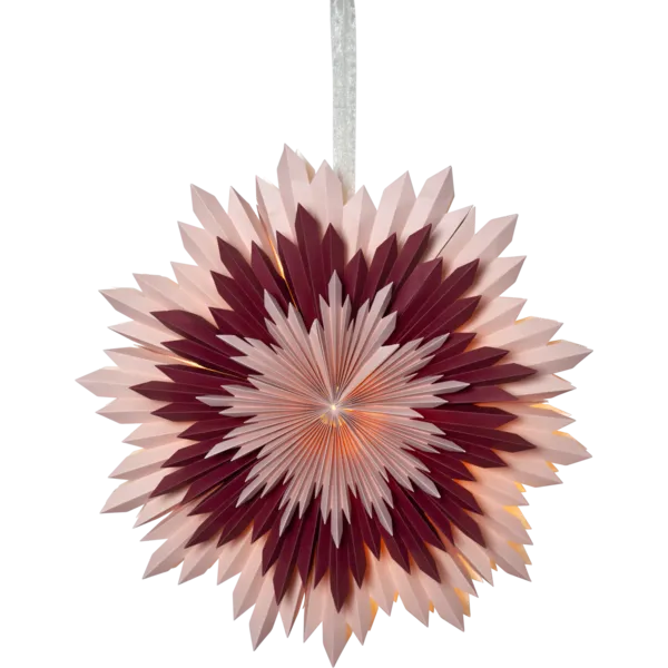Gwiazda wisząca różowa ICE 60cm — zdjęcie 2