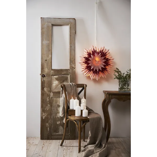 Gwiazda wisząca różowa ICE 60cm — zdjęcie 7