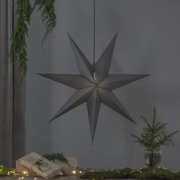 Gwiazda wisząca szara OZEN 100cm — zdjęcie 3