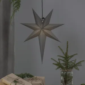 Gwiazda wisząca szara OZEN 55cm