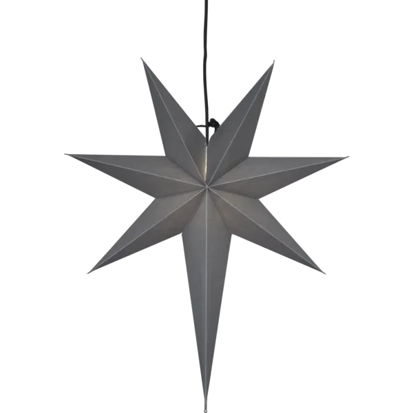 Gwiazda wisząca szara OZEN 55cm — zdjęcie 2