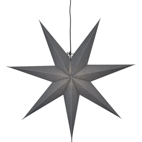 Gwiazda wisząca szara OZEN 70cm — zdjęcie 2