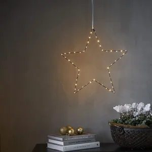 Gwiazda wisząca z biała ciepła Led MIRA 45cm