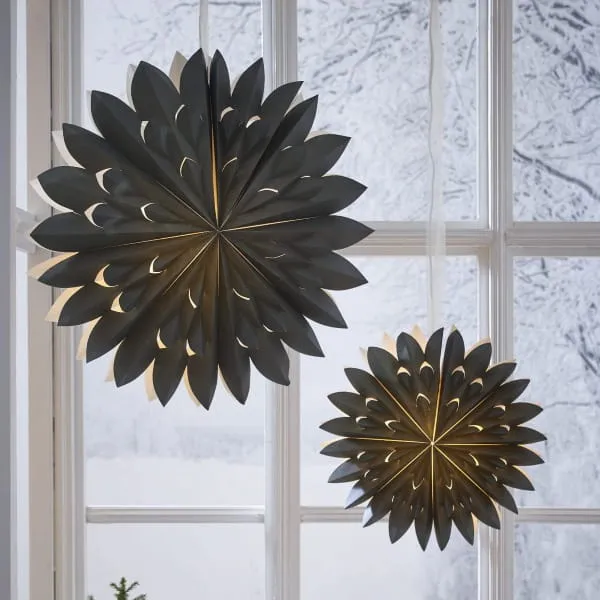 Gwiazda wisząca zielona CLIPP 40cm — zdjęcie 3
