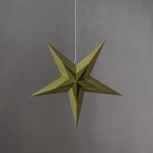 Gwiazda wisząca zielona DIVA 60cm — zdjęcie 2