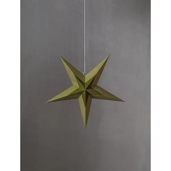 Gwiazda wisząca zielona DIVA 60cm — zdjęcie 4