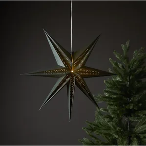 Gwiazda wisząca zielona POINT 60cm