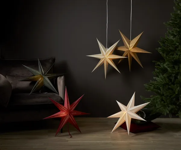 Gwiazda wisząca zielona POINT 60cm — zdjęcie 4