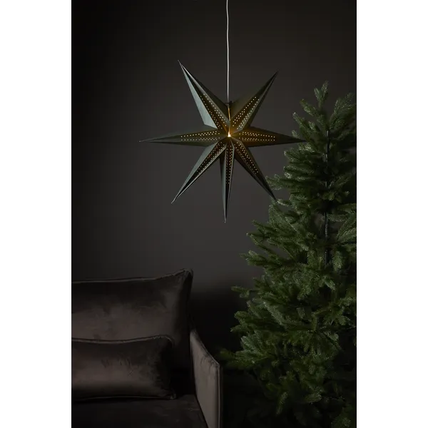 Gwiazda wisząca zielona POINT 60cm — zdjęcie 5