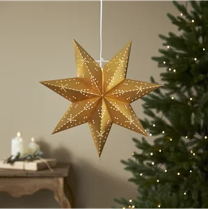 Gwiazda wisząca złota CLASSIC 45cm