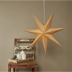 Gwiazda wisząca złota COTTON 60cm