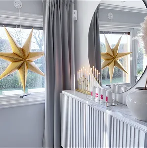 Gwiazda wisząca złota DOT 70cm