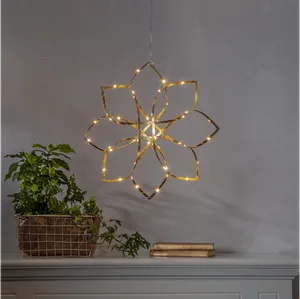 Gwiazda wisząca złota Led AMAZE 40cm