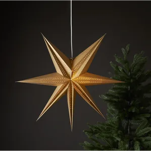 Gwiazda wisząca złota POINT 60cm