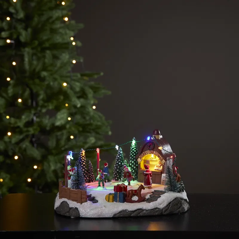 Pozytywka świąteczna lodowisko Led ICEVILLE — zdjęcie 3