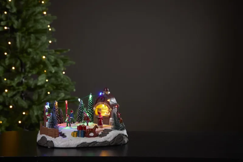 Pozytywka świąteczna lodowisko Led ICEVILLE — zdjęcie 4