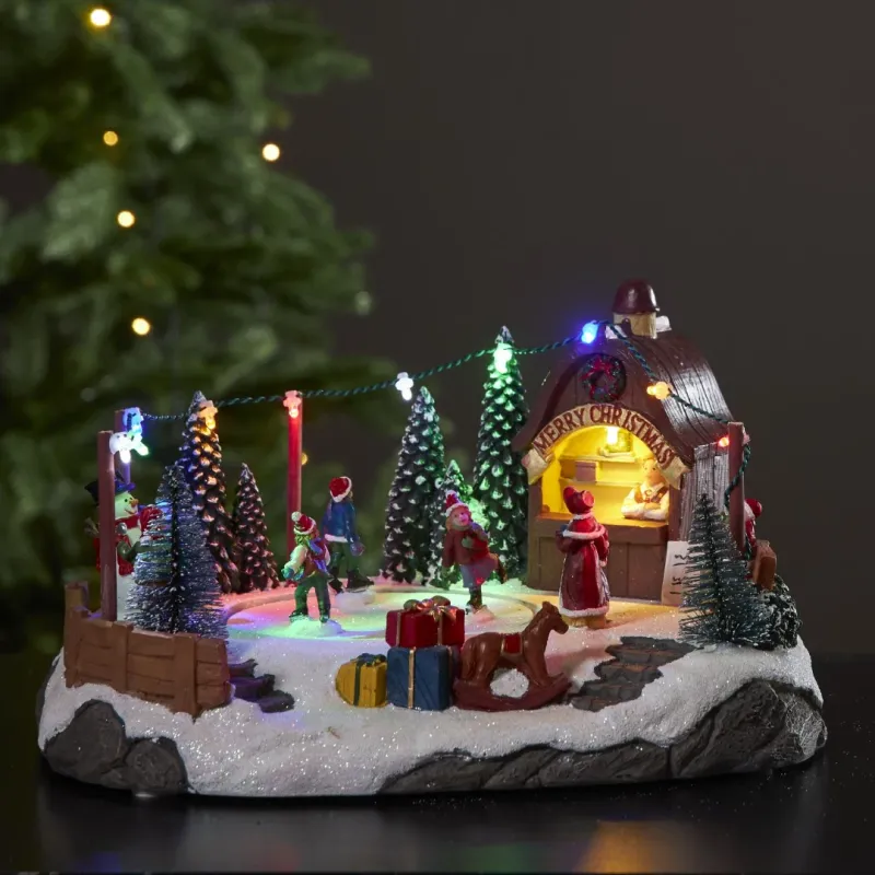 Pozytywka świąteczna lodowisko Led ICEVILLE — zdjęcie 6