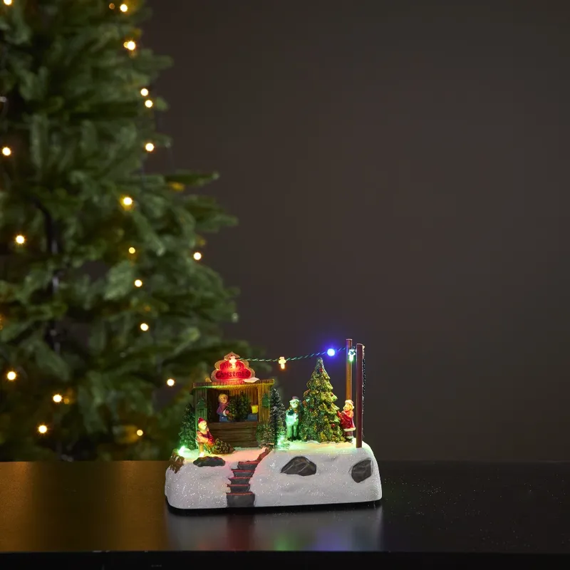 Pozytywka świąteczna sprzedaż choinek Led ICEVILLE — zdjęcie 3