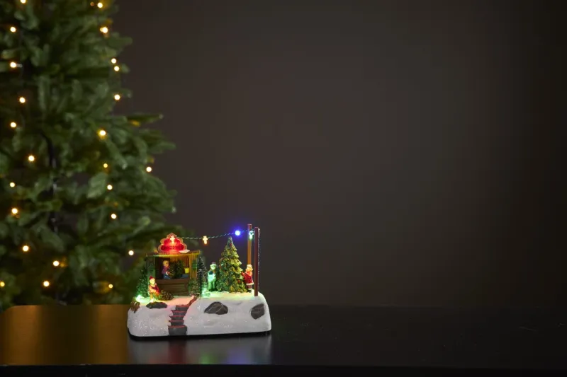 Pozytywka świąteczna sprzedaż choinek Led ICEVILLE — zdjęcie 4