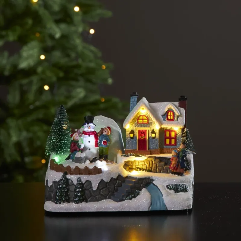 Pozytywka świąteczna wioska Led WINTERVILLE — zdjęcie 7