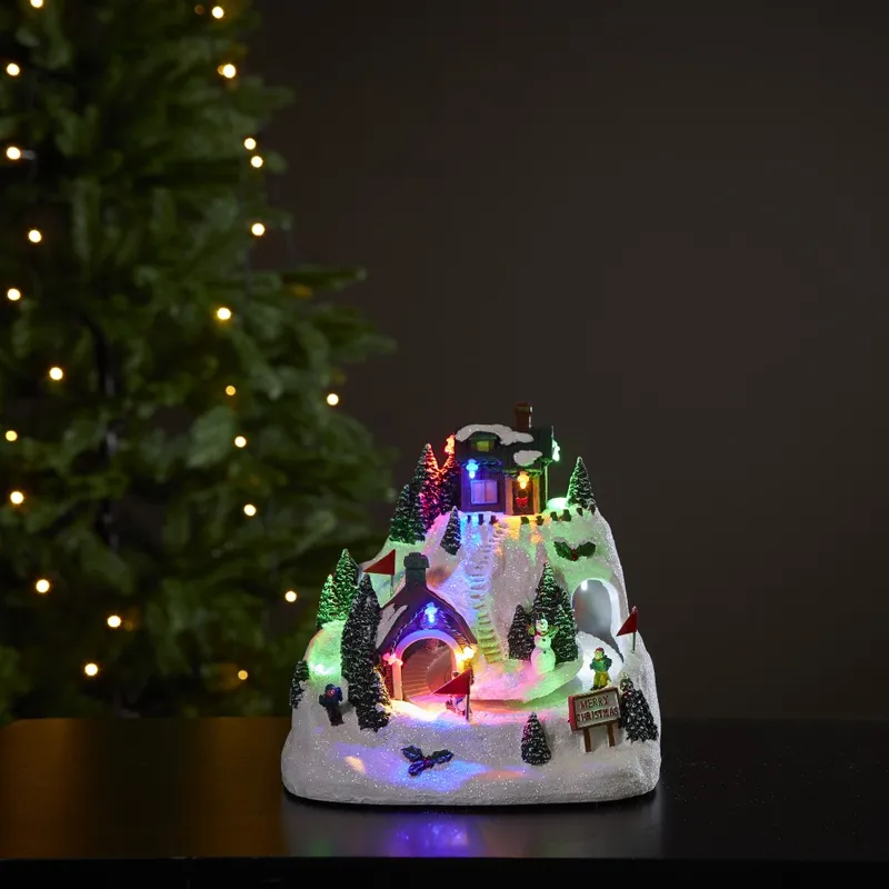 Pozytywka świąteczna wioska z lodowiskiem Led ALPVILLE — zdjęcie 3