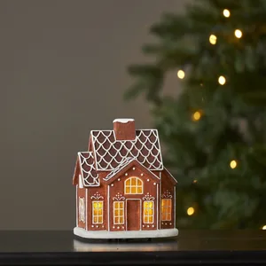 Scenka świąteczna chatka z piernika Led GINGERVILLE