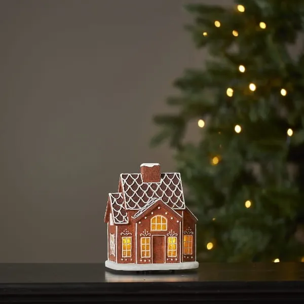 Scenka świąteczna chatka z piernika Led GINGERVILLE — zdjęcie 4