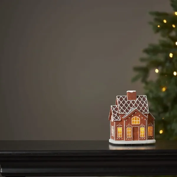 Scenka świąteczna chatka z piernika Led GINGERVILLE — zdjęcie 5