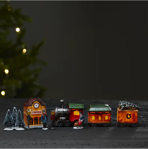 Scenka świąteczna ciuchcia Led KIDSVILLE — zdjęcie 3