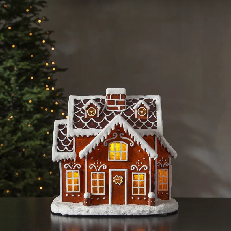 Scenka świąteczna domek z piernika Led GINGERVILLE — zdjęcie 3