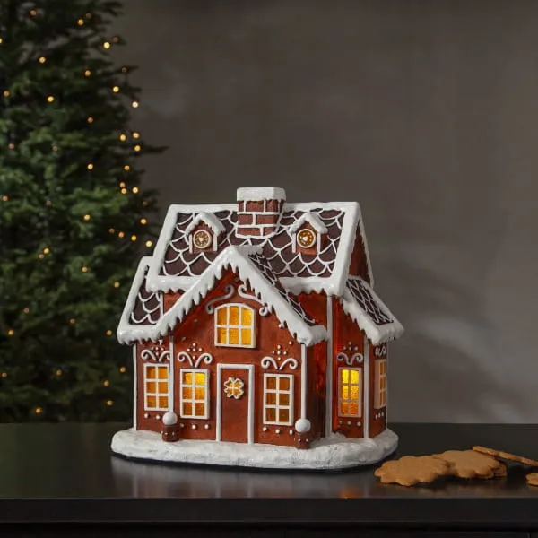 Scenka świąteczna domek z piernika Led GINGERVILLE — zdjęcie 4