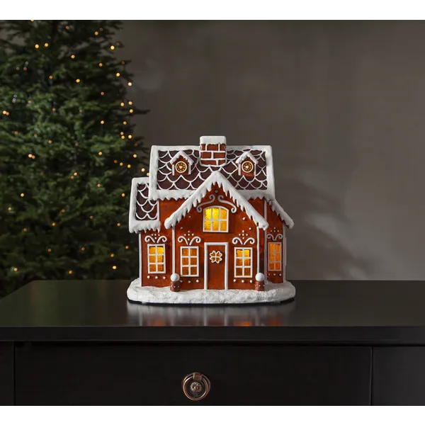 Scenka świąteczna domek z piernika Led GINGERVILLE — zdjęcie 5