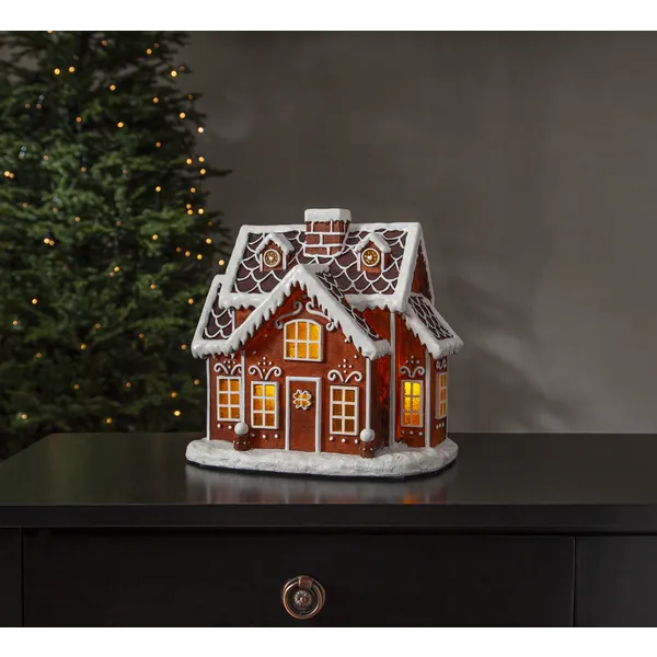 Scenka świąteczna domek z piernika Led GINGERVILLE — zdjęcie 6