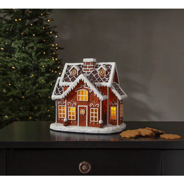 Scenka świąteczna domek z piernika Led GINGERVILLE — zdjęcie 7