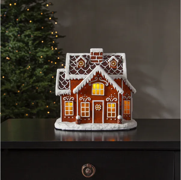 Scenka świąteczna domek z piernika Led GINGERVILLE — zdjęcie 9