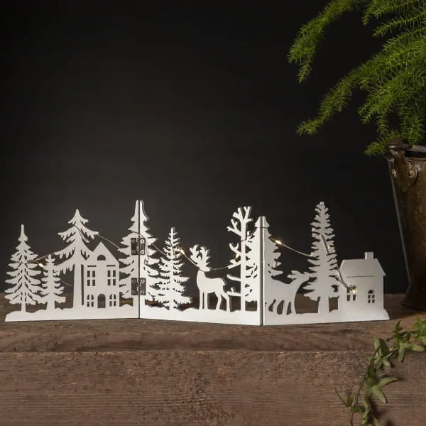 Scenka świąteczna drewniana Led FAUNA — zdjęcie 4