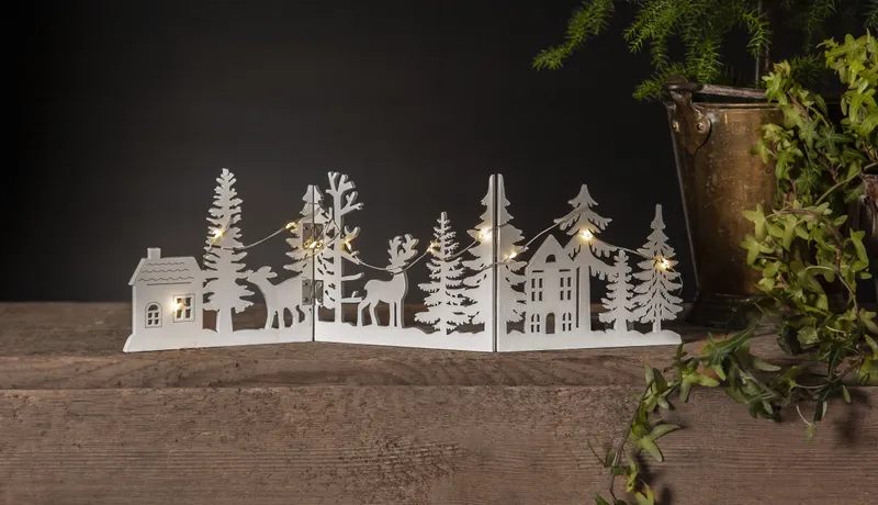 Scenka świąteczna drewniana Led FAUNA — zdjęcie 8