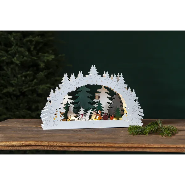 Scenka świąteczna drewniana Led FOREST FRIENDS — zdjęcie 7