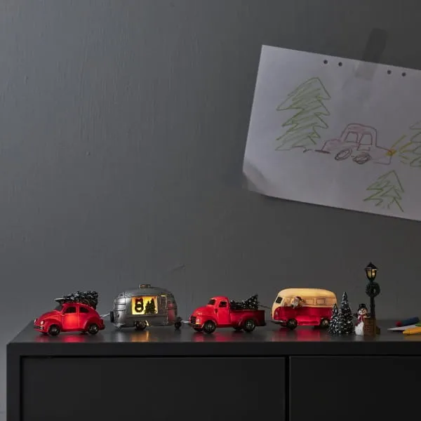 Scenka świąteczna samochody Led MERRYVILLE — zdjęcie 10