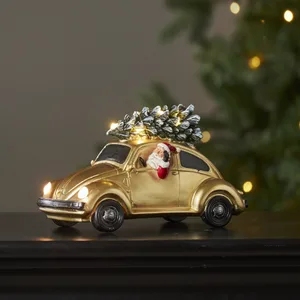 Scenka świąteczna św. Mikołaj w Garbusie Led MERRYVILLE