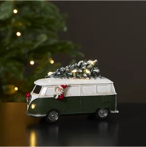 Scenka świąteczna św. Mikołaj w busie Led MERRYVILLE