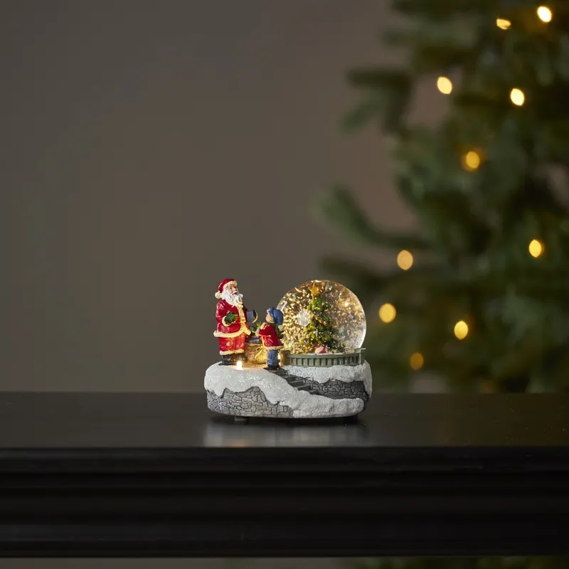 Scenka świąteczna szklana kula z choinką Led WINTERVILLE — zdjęcie 3