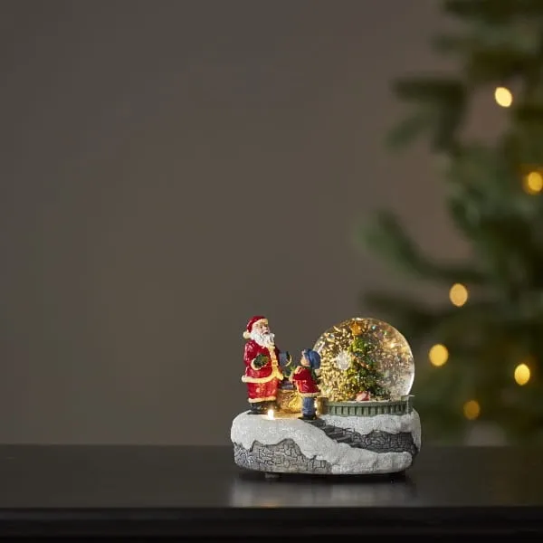 Scenka świąteczna szklana kula z choinką Led WINTERVILLE — zdjęcie 4