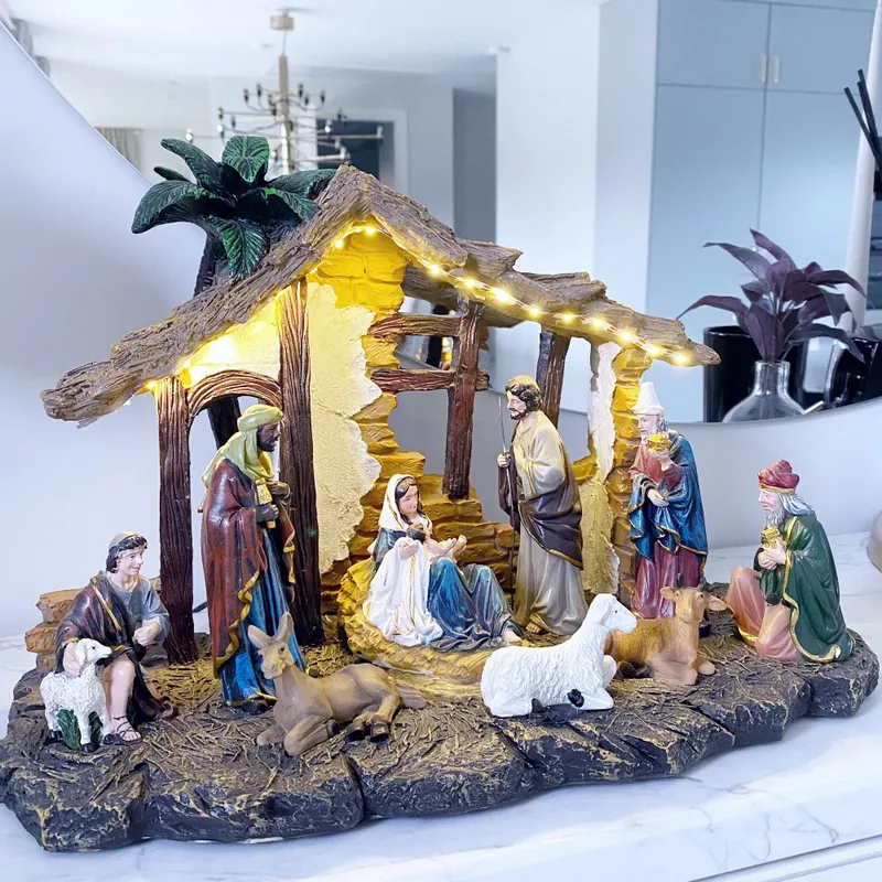 Scenka świąteczna szopka Led NATIVITY — zdjęcie 3
