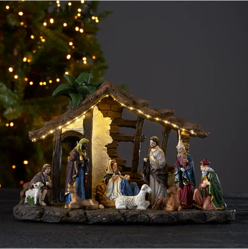 Scenka świąteczna szopka Led NATIVITY — zdjęcie 4
