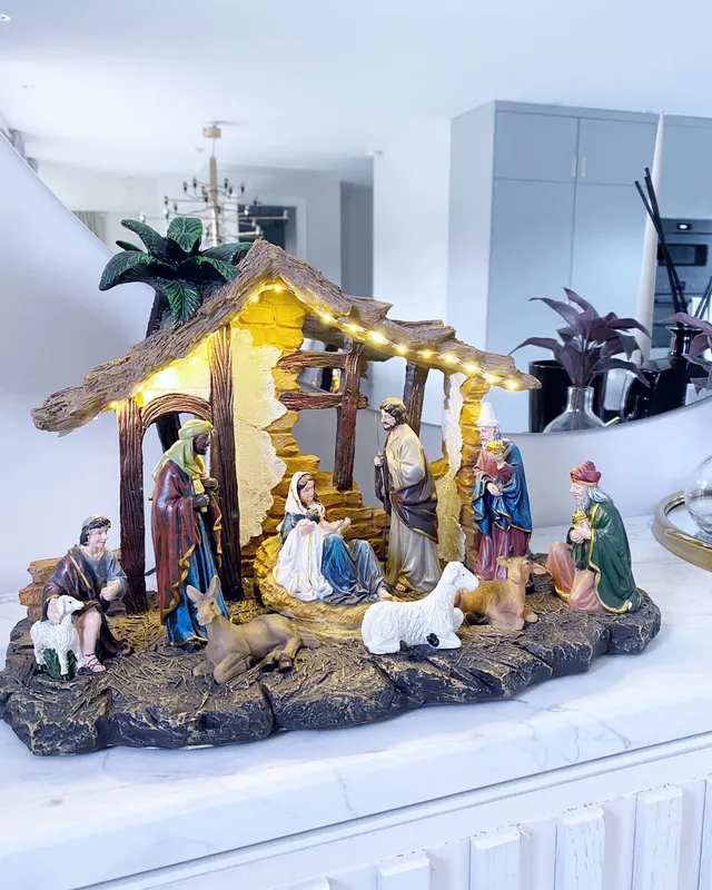 Scenka świąteczna szopka Led NATIVITY — zdjęcie 6