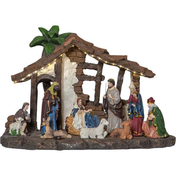 Scenka świąteczna szopka Led NATIVITY — zdjęcie 7